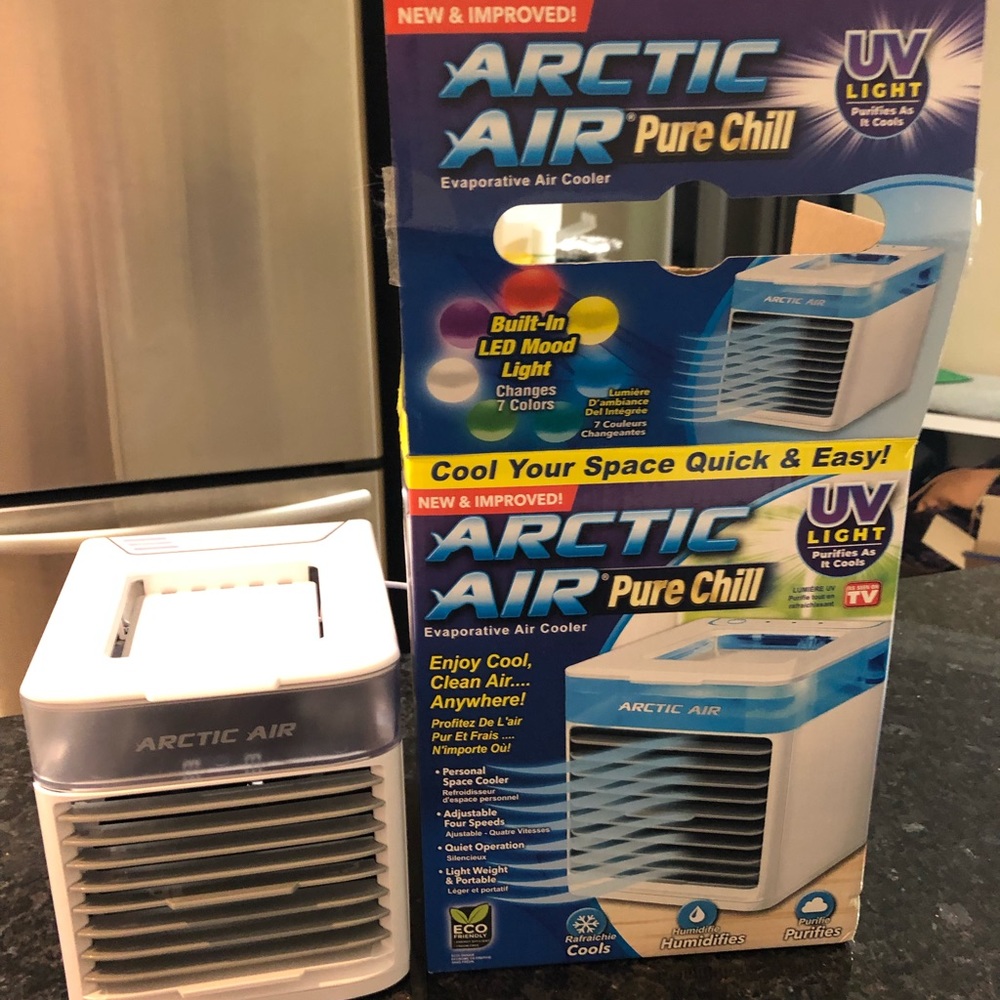 Artic Air Pure Chill air cooler & extra filters.